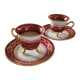 Fine Limoges porcelain mocha cup