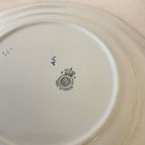 Semi-plate plates Luneville floral pattern