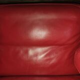 Duvivier leather two-seater sofa