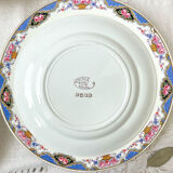 Set of 6 porcelain plates and 6 small mismatched vintage plates ~ Dinner service for 6 people ~