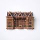 Important bird cage - aviary representing a house early 20th century l 158 cm