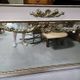 very large wooden trumeau in Louis XVI style, painted wood