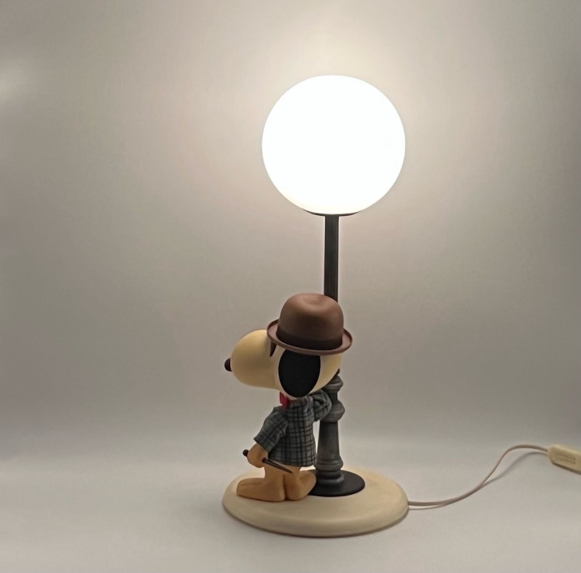Snoopy dog bedside lamp by Nuova Linea Zero, 80s