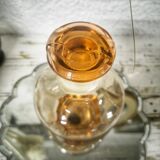 Art Deco pink decanter