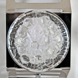 Lustre vintage chromé italien des années 1970