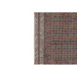 Vintage Turkish Oushak Rug Handwoven 141x356 cm