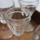 Set of 6 old shot glasses