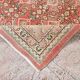 Vintage Turkish carpet in ivory and powder pink, 276 × 382 cm