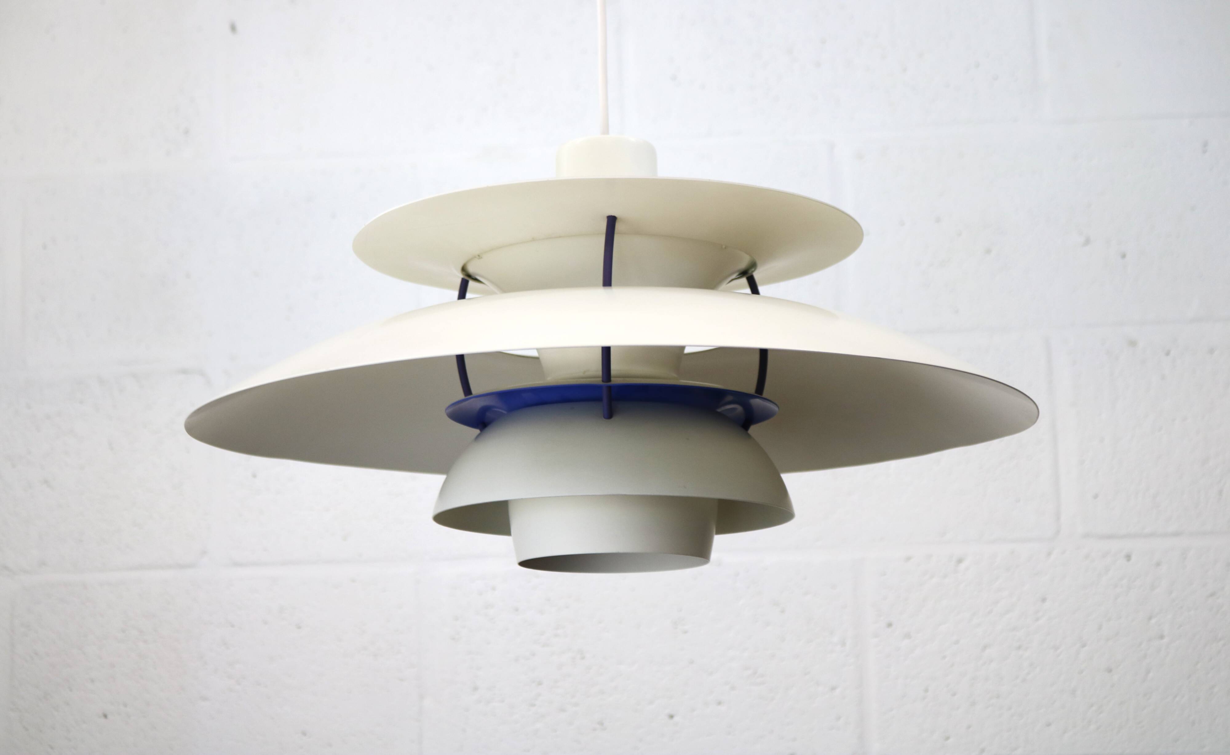 The Real Danish - PH5 Pendant Lamp - Original White Color - Louis Poulsen