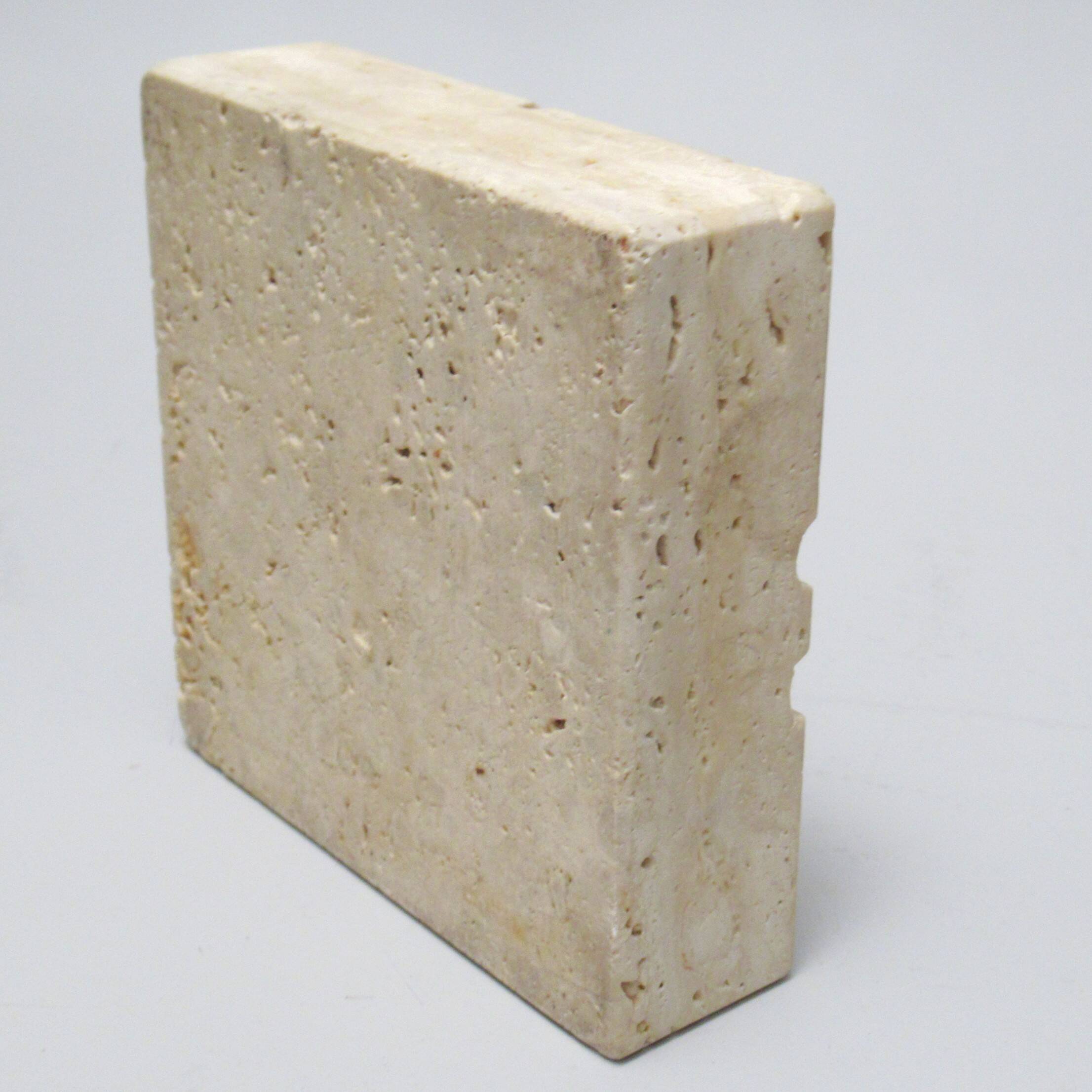 Travertine ashtray Fratelli Mannelli 1970