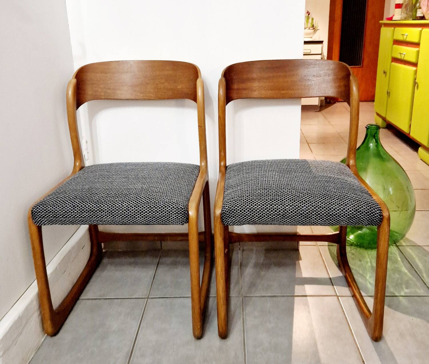 Baumann sled chairs