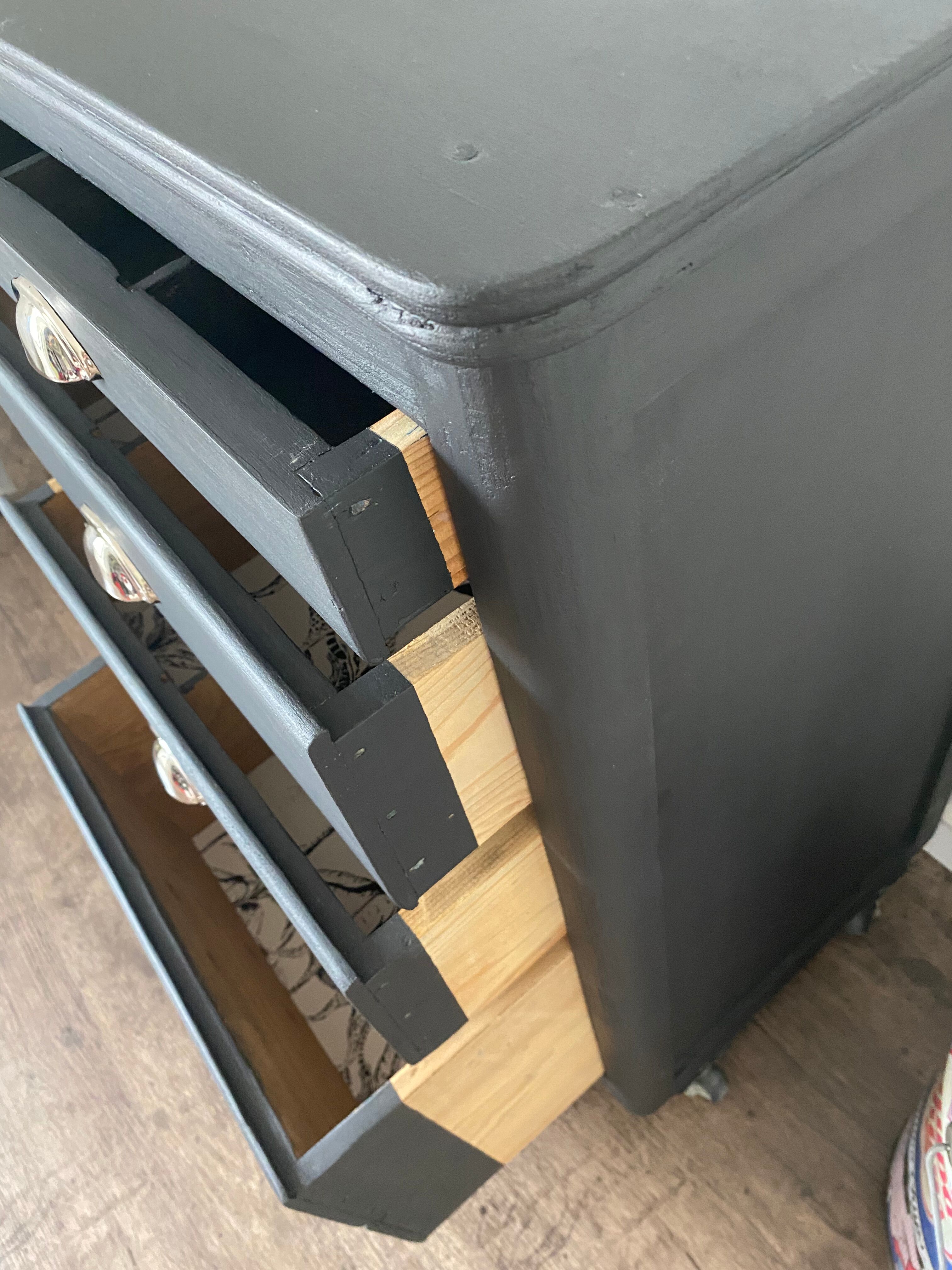 Vintage workshop maid restyled matte black
