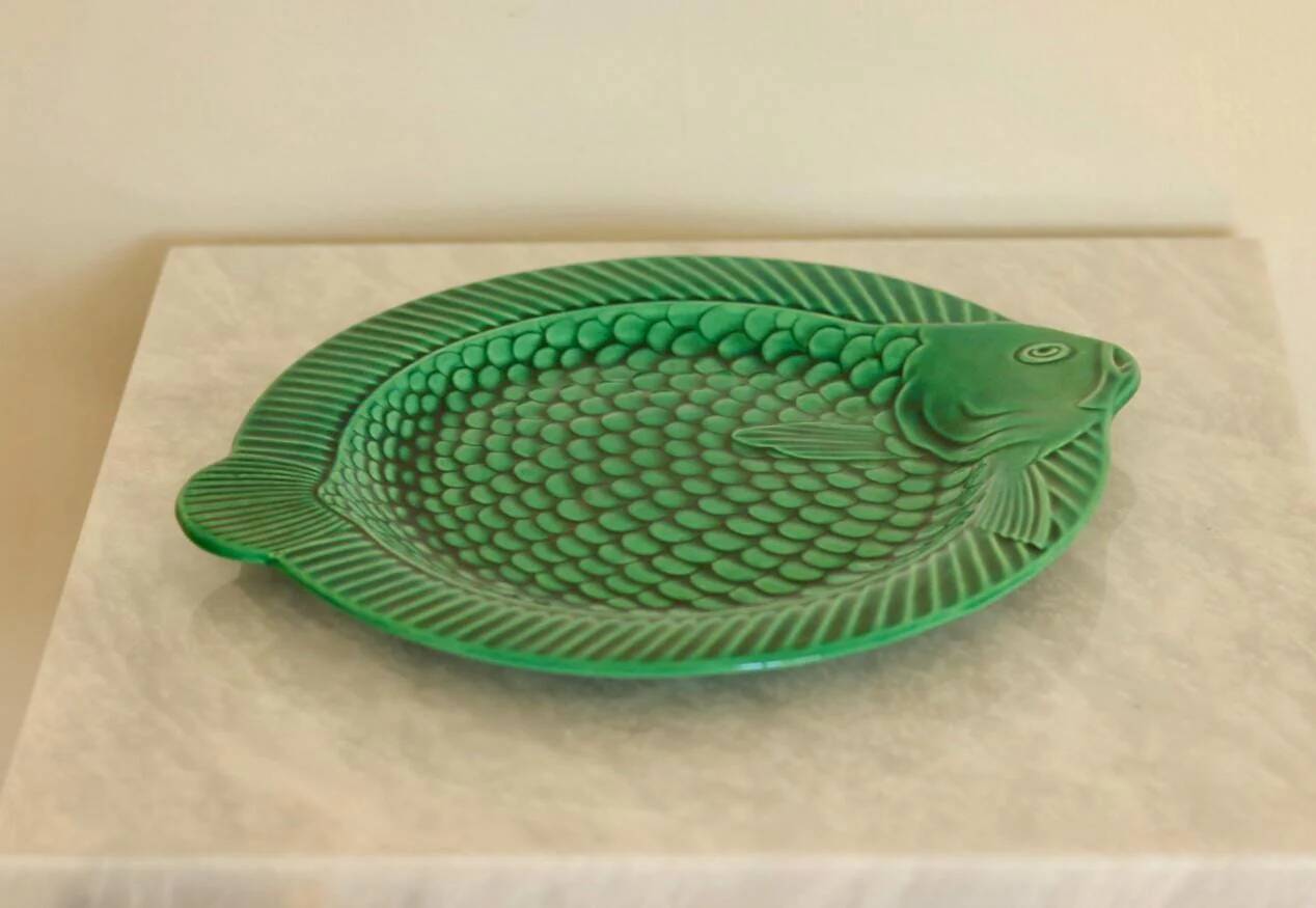 Vintage fish plate