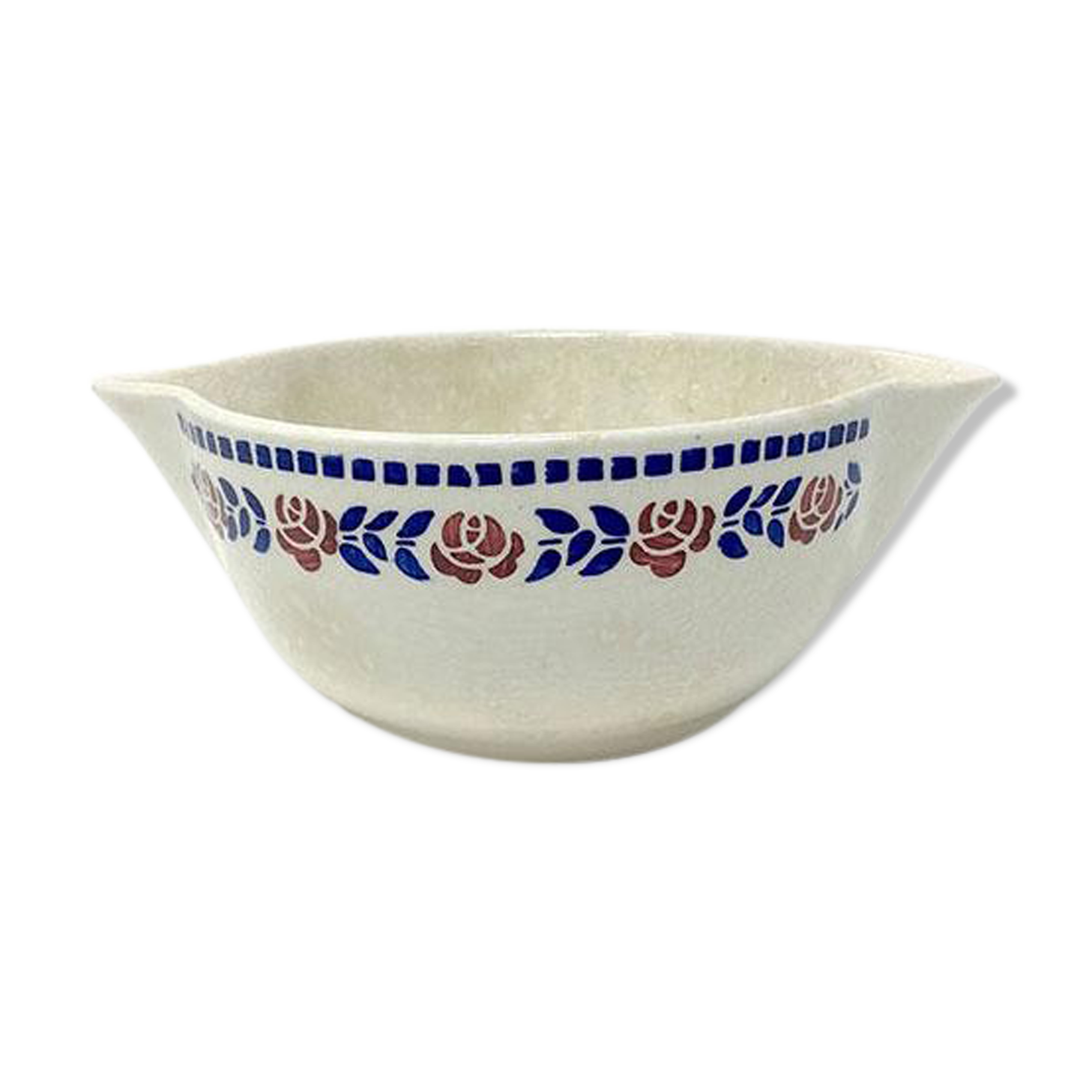 Flower ceramic saucier