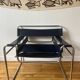 Wassily armchair by Marcel Breuer, midnight blue, Italian edition