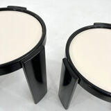 Set of 4 nesting tables by Gianfranco Frattini for Cassina, 1970