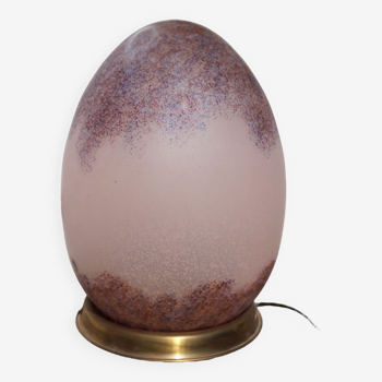 Lampe œuf en opaline