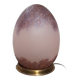 Lampe œuf en opaline