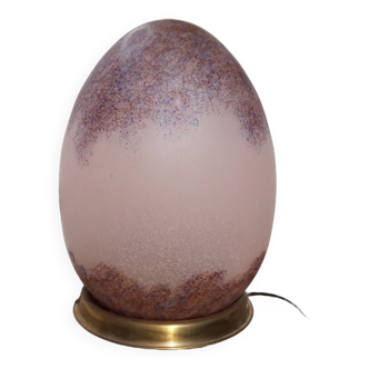 Opaline egg lamp