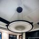 Black and white Murano Glass Light Pendant