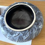 Vallauris Ashtray Pocket Empty Ceramic Blue Grey Antique Vase