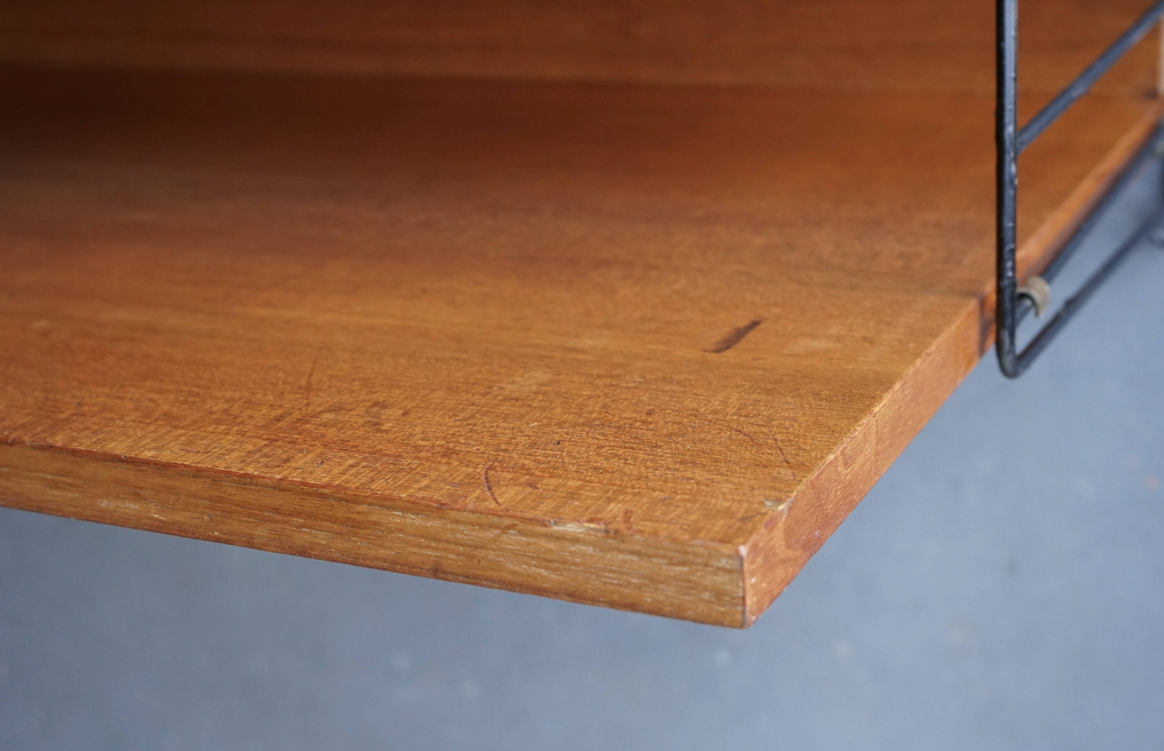 Etagère murale vintage par Nisse Strinning pour String AB, années 1960