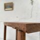 Establishment / console in raw wood
