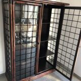 Bamboo and glass display case