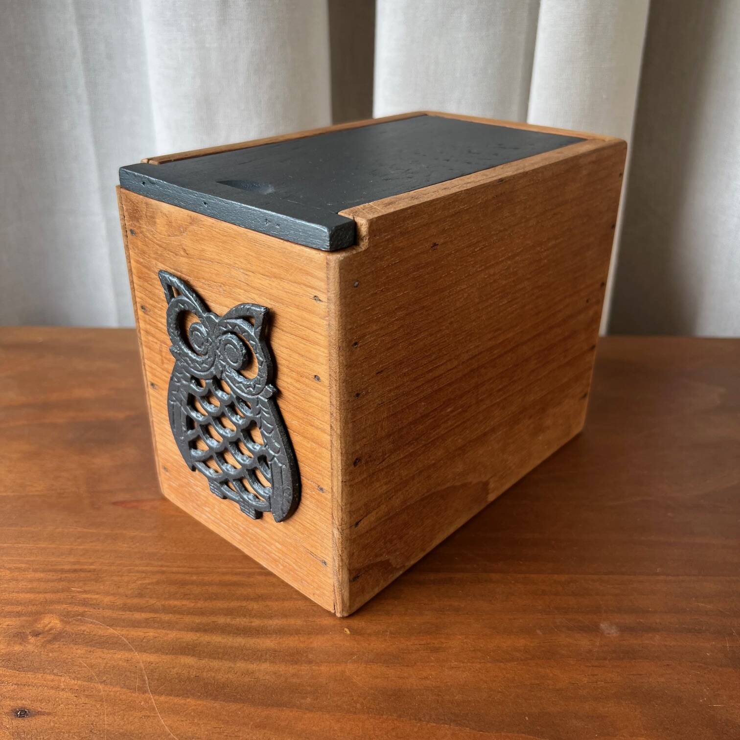 Boîte à Bijoux Plumier en Bois Naturel - Bois et