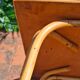 Table basse rotin 1960 signée