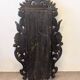 Large Flemish neo-Renaissance wall mirror in carved wood – late 19th century