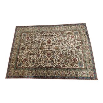 Tapis Tabriz d'Iran signé 408x291