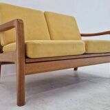 Midcentury 2 seater Teak Sofa by Juul Kristensen, Denmark, 1970s