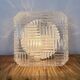 Vintage Glass Wall or Ceiling Light, 1970s