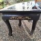 Coffee table Asian décor inlaid with vintage antique mother-of-pearl