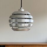 Small aluminum chandelier pendant opaline glass Eglo Leuchten LAMP-7437