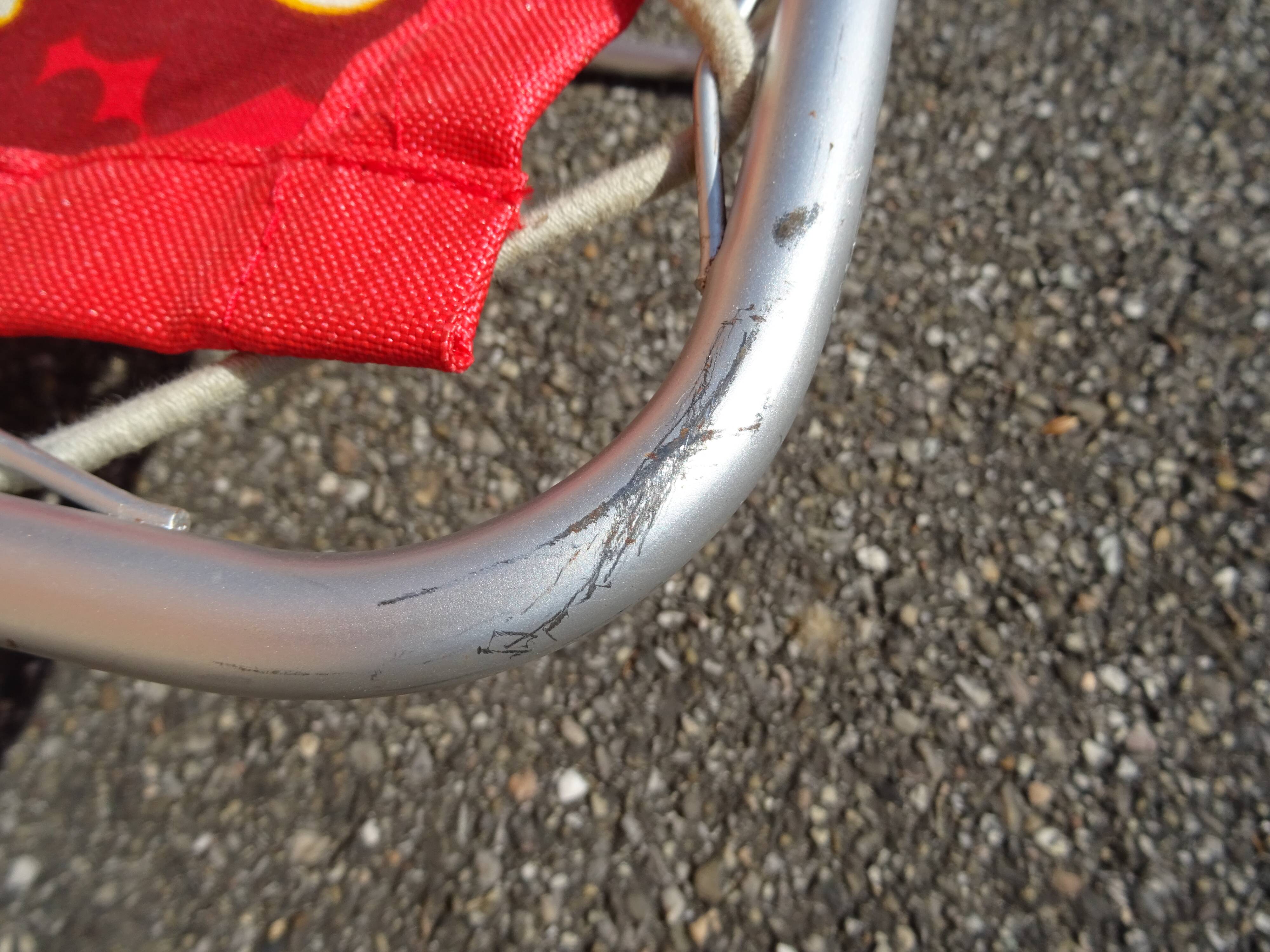 Folding sunbed lounger vintage flower camp bed