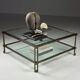 Table basse en verre vintage