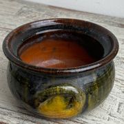 Bonbonniere en terre cuite vernissée