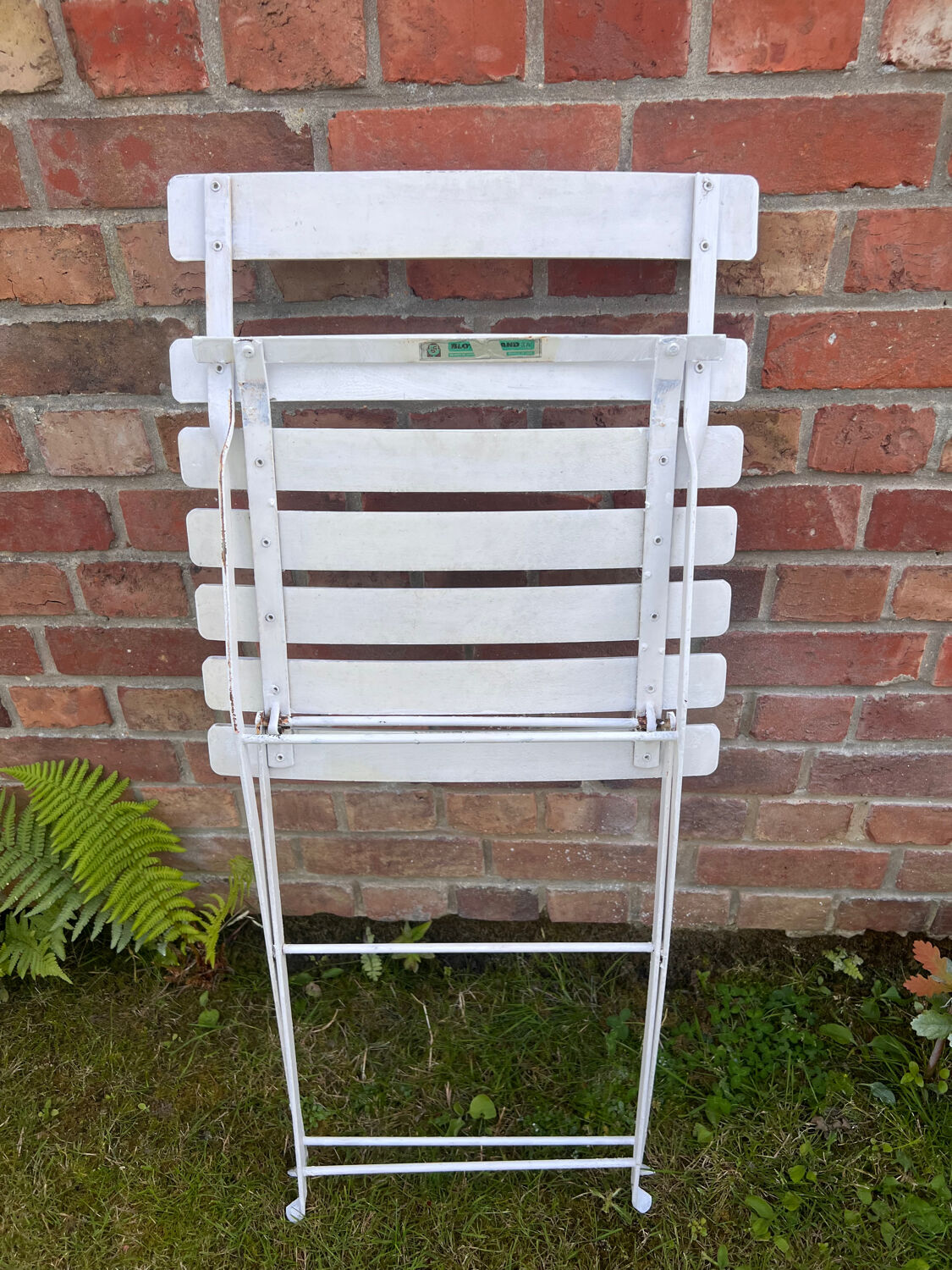 Old terrace bistro chairs