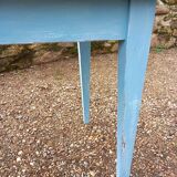 Old antique wooden bistro table