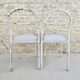 Paire de chaises Mobilor, en métal et bois