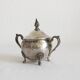 Old silver metal sugar bowl Viners