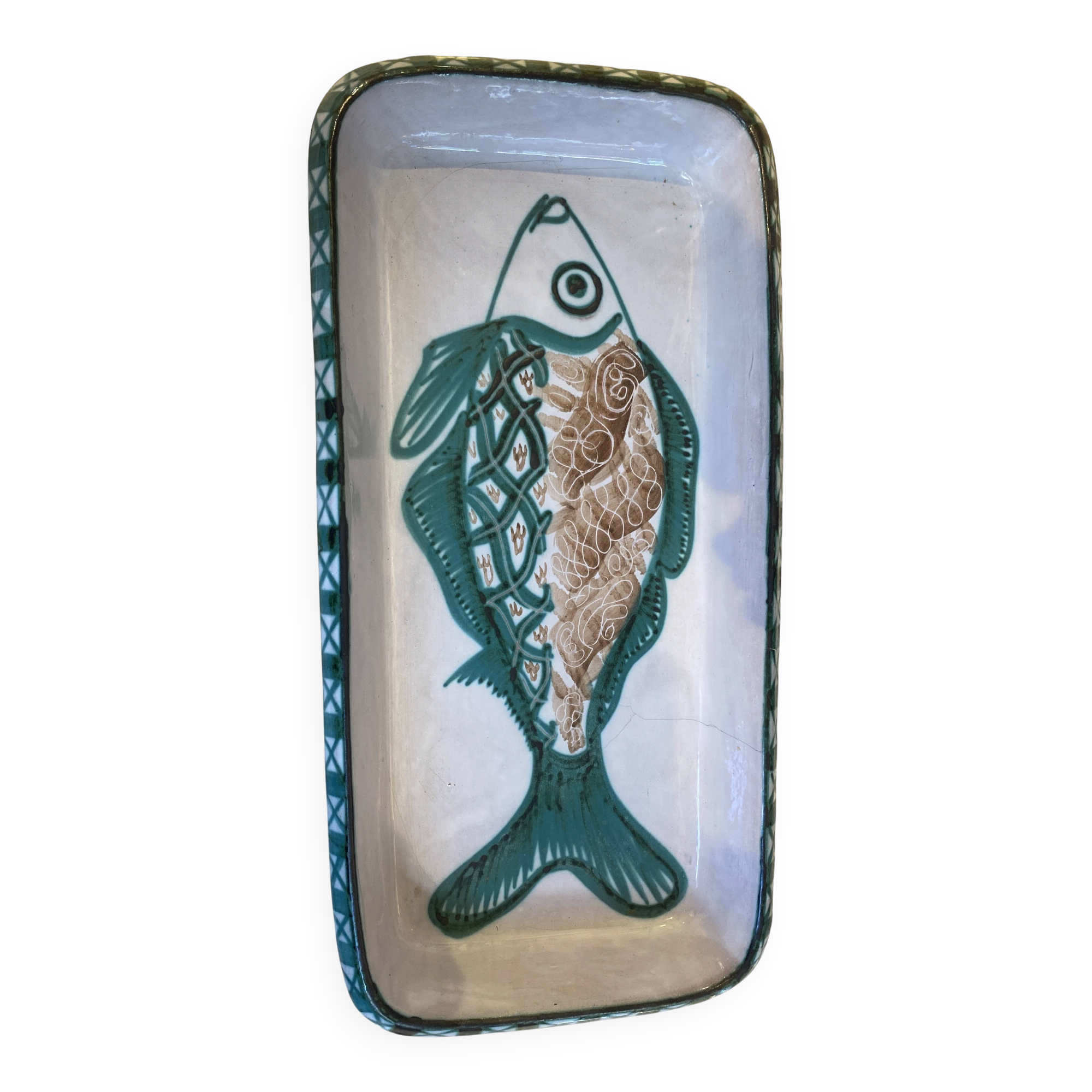 Énorme plat a poisson de robert picault