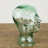 Decorative glass head