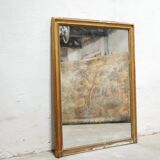 Old rectangular mirror Louis Philippe 150cm x 107cm