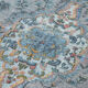 Handmade Hi-Low Pile Oriental 1980s 167 cm x 285 cm Blue Rug