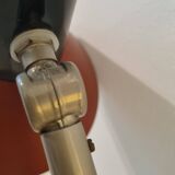 Vintage black and Red HALA desk lamp, 1950s