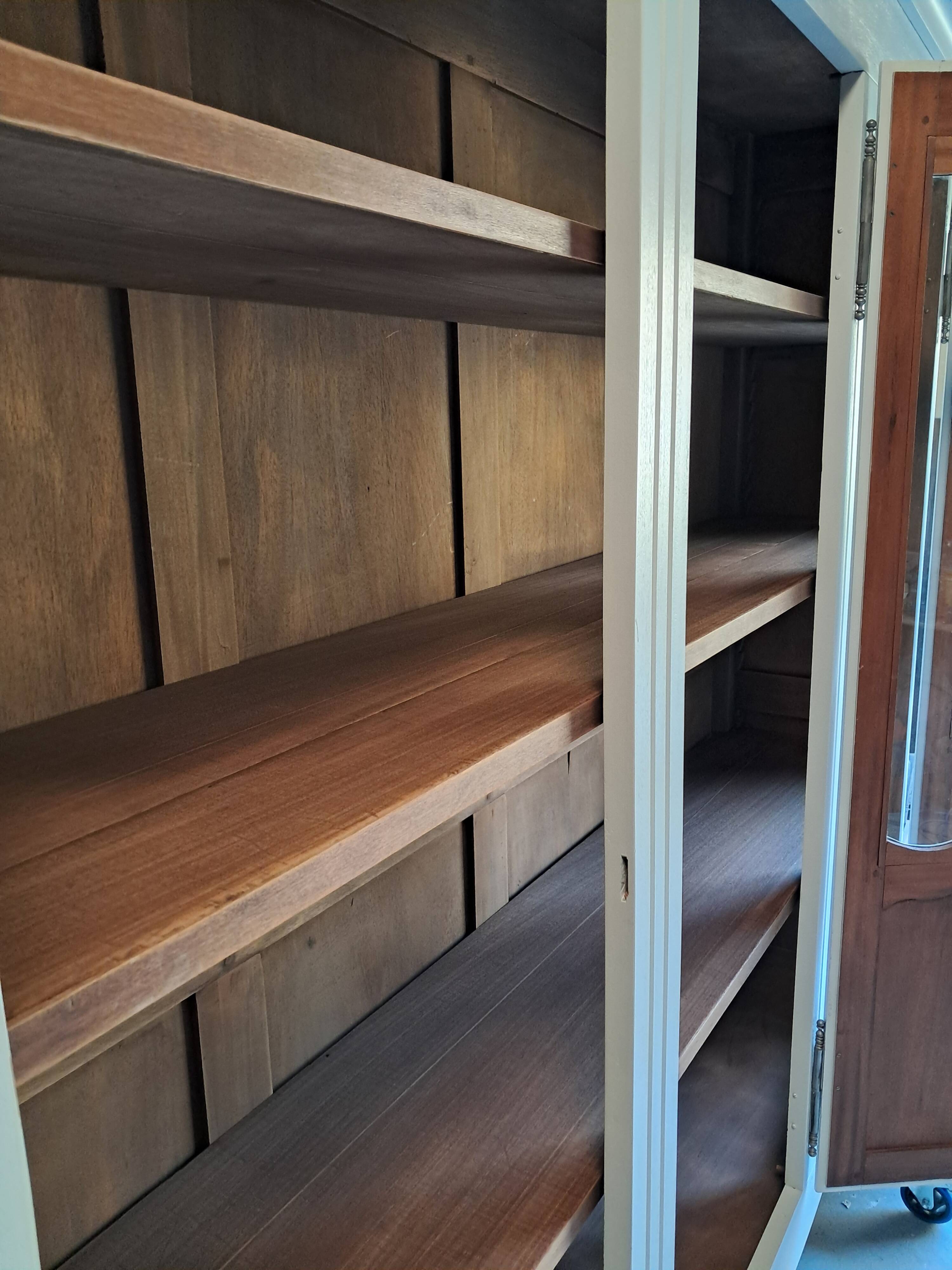 Small renovated beech bookshelf