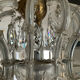 Chandelier 35 Murano glass lamps and crystal tassels D120cm